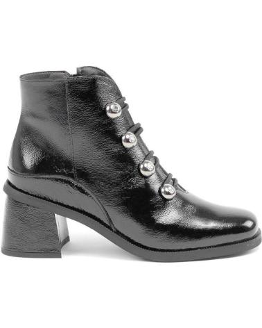 Woman Mid boots JOSE SAENZ SHOES 5462-CH-NEGRO  BOTíN OLGA - PIEL CHAROL NEGRO