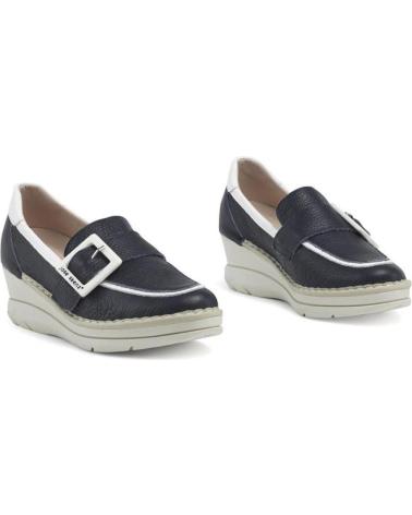 Chaussures JOSE SAENZ SHOES  pour Femme 4219-BG-MARBL  MOCASíN LIDIA - PIEL BOGOTA MARINO-BLANCO