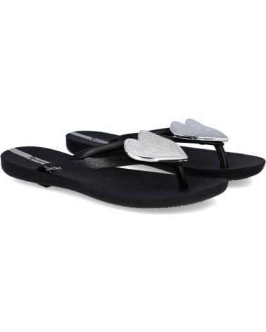 Chanclas IPANEMA  de Mujer y Niña 82120 MAXI FASHION II CHANCLAS MUJER  NEGRO