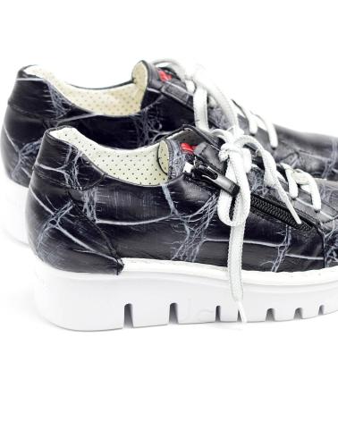 Woman shoes JOSE SAENZ SHOES 4420-K-NEGBL  ZAPATO MARTA - PIEL KODA NEGRO-BLANCO