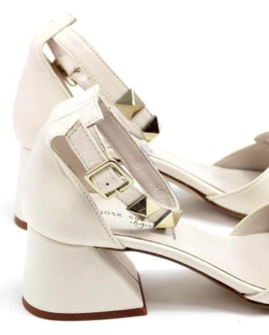 Sandalias JOSE SAENZ  de Mujer 4371-N-NATA  SANDALIA JS ELEGANTCE - PIEL NAPA NATA