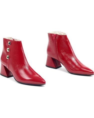 Botines JOSE SAENZ  de Mujer 4364-NP-POMOD  BOTíN JS ELEGANCE - PIEL NAPALACK ROJO