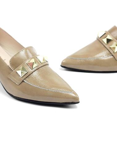 Woman shoes JOSE SAENZ 4361-NP-CASTO  MOCASíN JS ELEGANCE - PIEL NAPALACK CASTORO