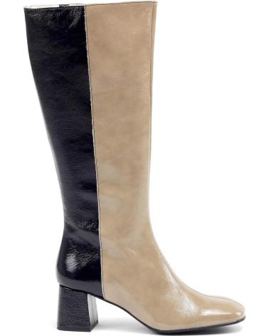 Botas JOSE SAENZ  de Mujer 4353-NP-CASNE  BOTA JS ELEGANCE - PIEL NAPALACK CASTORO-NEGRO