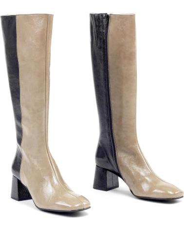 Botas JOSE SAENZ  de Mujer 4353-NP-CASNE  BOTA JS ELEGANCE - PIEL NAPALACK CASTORO-NEGRO