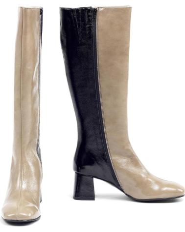 Botas JOSE SAENZ  de Mujer 4353-NP-CASNE  BOTA JS ELEGANCE - PIEL NAPALACK CASTORO-NEGRO