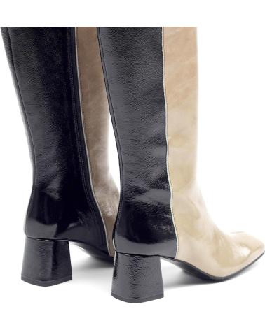 Botas JOSE SAENZ  de Mujer 4353-NP-CASNE  BOTA JS ELEGANCE - PIEL NAPALACK CASTORO-NEGRO