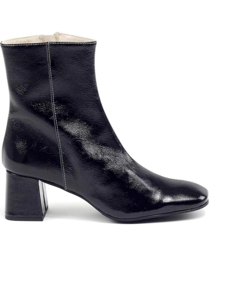 Botines JOSE SAENZ  de Mujer 4352-NP-NEBEA  BOTíN JS ELEGANCE - PIEL NAPALACK NEGRO-BEACH