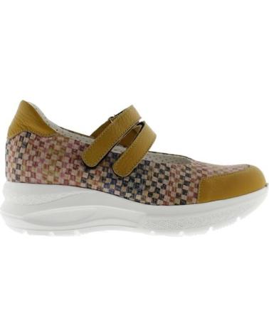 Woman shoes JOSE SAENZ SHOES 3078-BG-CR-MOSMU  SALóN ANGELA - PIEL BOGOTá-CORDEL MOSTAZA-MULTI