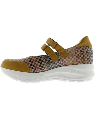 Woman shoes JOSE SAENZ SHOES 3078-BG-CR-MOSMU  SALóN ANGELA - PIEL BOGOTá-CORDEL MOSTAZA-MULTI