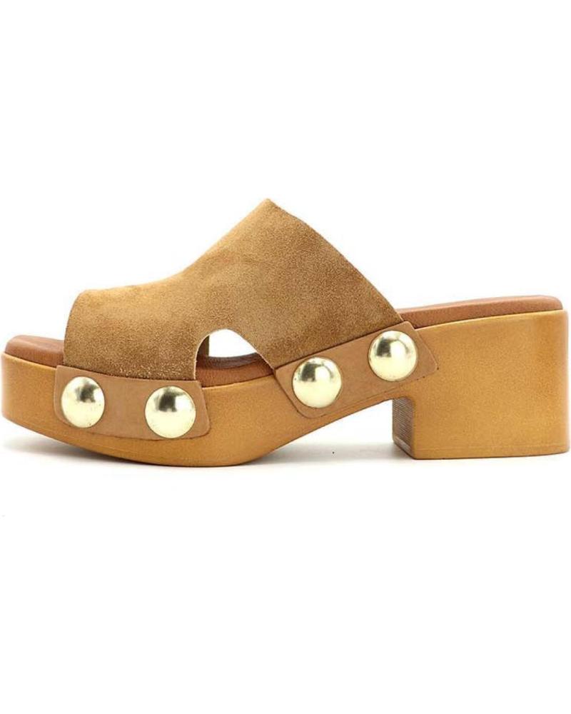 Clogs MERISSELL  für Damen ZUECO PALA TACHAS TIVA 218  HABANA