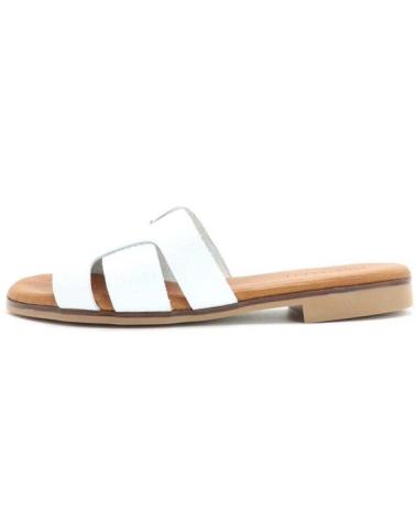 Sandalias MERISSELL  de Mujer ZUECO PALA NA 062  BLANCO