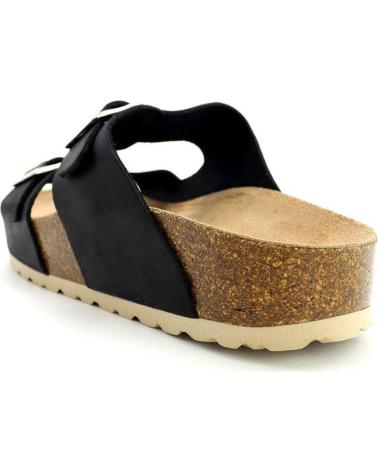 Sandalen 20 VEINTE TREND  für Damen ZUECO HEBILLAS MALU  NEGRO