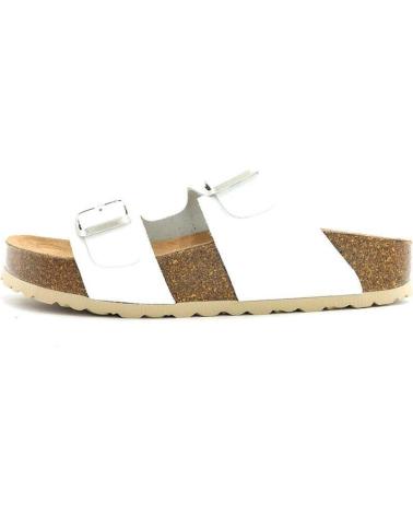 Sandalias 20 VEINTE TREND  de Mujer ZUECO HEBILLAS MALU  BLANCO