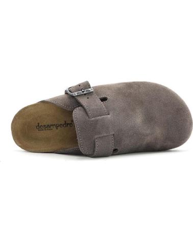 Woman Clogs MERISSELL ZUECO HEBILLA ZUECO  GRIS