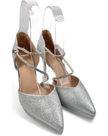 Sandales pour Femme TIMBOS SANDALIA TACON FIESTA MUJER PLATA 130655 PLATEADO