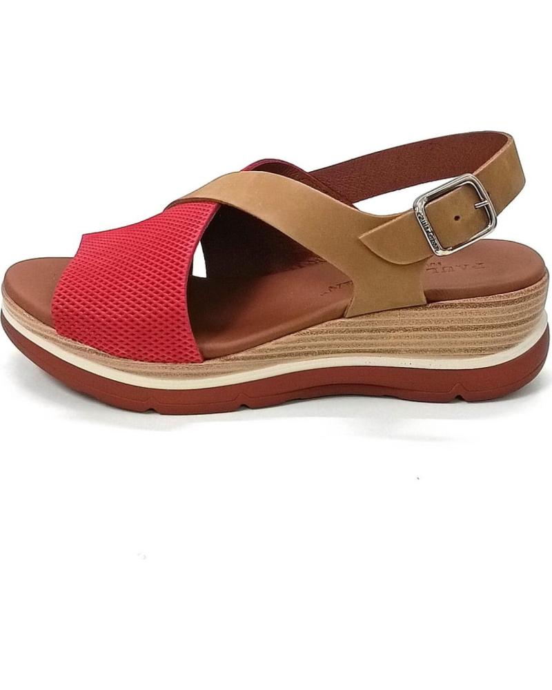 Sandalias De Mujer PAULA URBAN SANDALIA DE CUNA ROJA ROJO