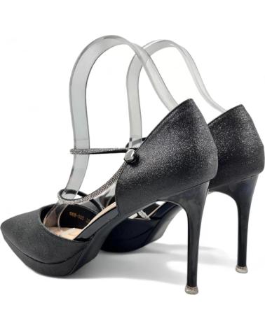 Sandales TIMBOS  pour Femme SANDALIA TACON FIESTA MUJER 130645  NEGRO