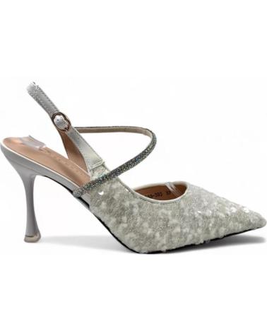 Sandales TIMBOS  pour Femme SANDALIA DE TACON NOVIA 130643  BLANCO