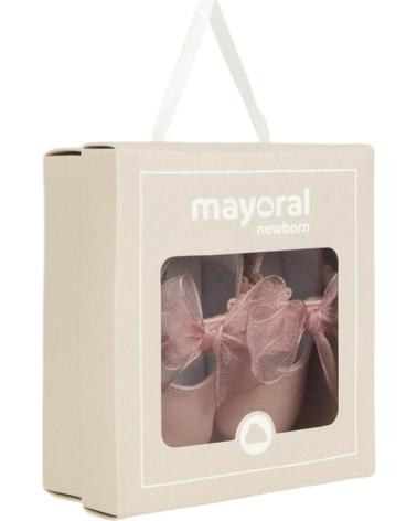 Zapatos MAYORAL  de Niña BEBE 9791 MERCEDITA CEREMONIA BEBE  ROSA