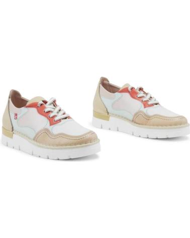 Woman shoes JOSE SAENZ SHOES 2254-BG-ARENA  ZAPATO IRENE - PIEL BOGOTA SERIGRAFIA ARENA