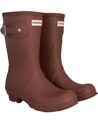 Boots HUNTER  für Damen BOTAS DE AGUA WFS1000RMA MUJER BURDEOS  ROJO