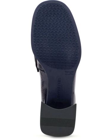 Chaussures HISPANITAS  pour Femme ZAPATO MOCASIN CASUAL DE CHAROL CON TACON  MIDNIGHT