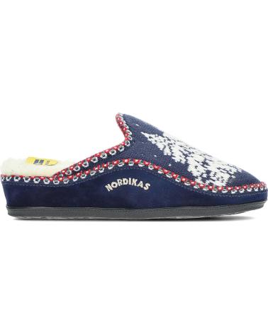 Pantoufles NORDIKAS  pour Femme PANTUFLAS SCOTT 1502  AZUL