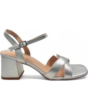 Sandales TIMBOS  pour Femme SANDALIA TACON FIESTA DE MUJER PLATA 130657  AMARILLO