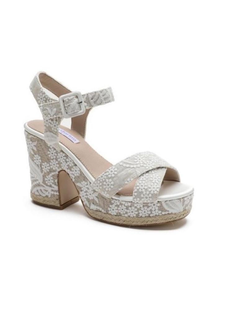 Sandalias MANDARINA  de Mujer SANDALIA BEATRIZ  BLANCO