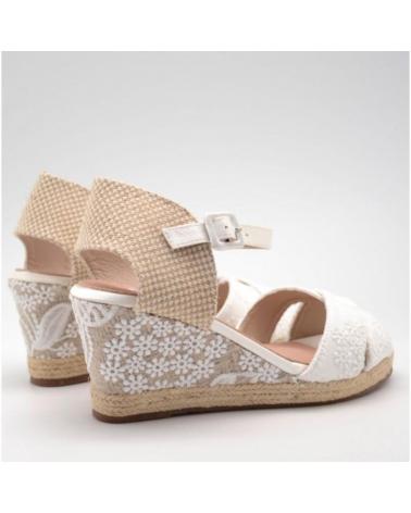 Sandalias de Mujer MANDARINA CUNA MONICA BLANCO