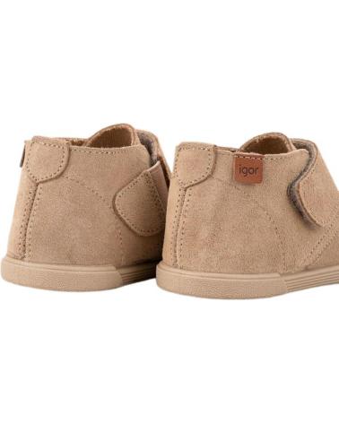 Botines IGOR  de Niña y Niño BOTITAS RESPETUOSAS DE SERRAJE TUI  BEIGE