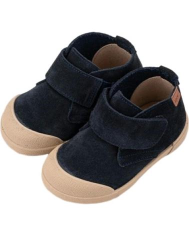 Botines IGOR  de Niña y Niño BOTITAS RESPETUOSAS DE SERRAJE TUI  AZUL