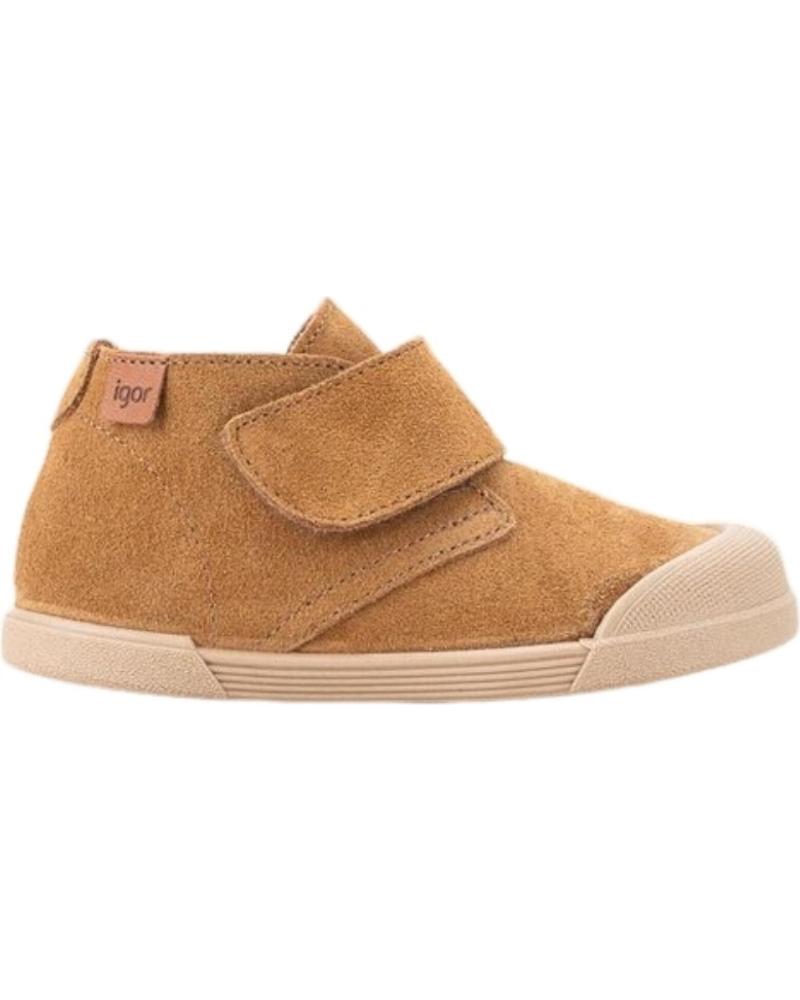 Botines IGOR  de Niña y Niño BOTITAS RESPETUOSAS DE SERRAJE TUI  MARRóN