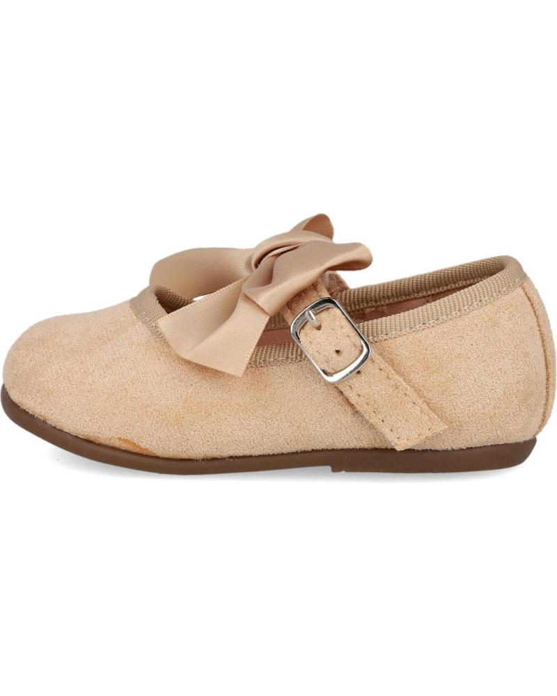 Zapatos BUBBLE BOBBLE  de Niña BUBBLE KIDS C1130 MERCEDITAS DE NINA CON LAZO  BEIGE