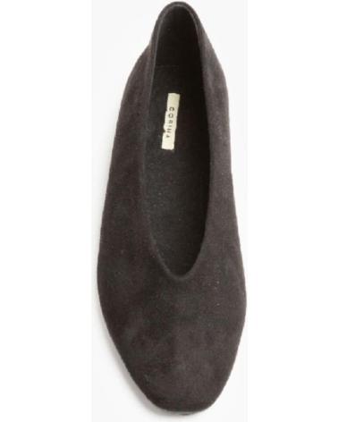 Zapatos CORINA  de Mujer BAILARINA PLANA PARA MUJER M4560 COLOR  NEGRO