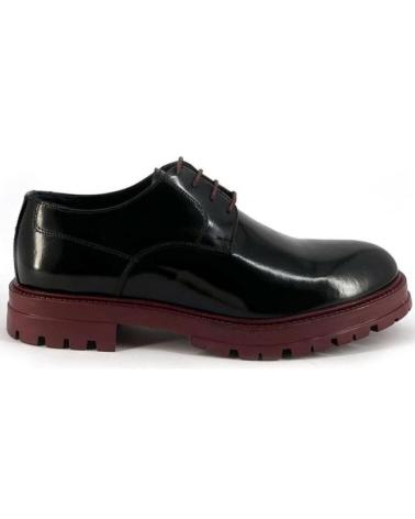 Scarpe DUCA DI MORRONE  per Uomo ITALO - LEATHER -BURGUNDY  BLACK