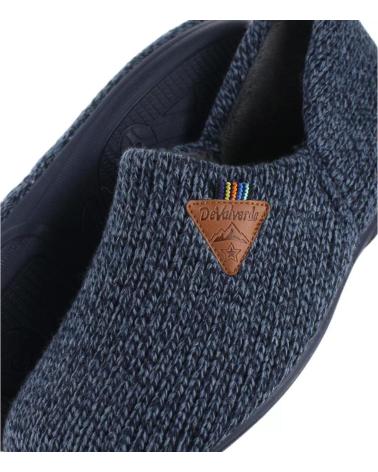 Man House slipers DEVALVERDE ZAPATILLA CASA PARA HOMBRE 3529 COLOR  MARINO