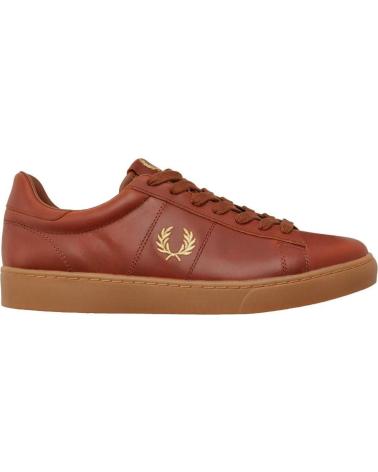 Scarpe sport FRED PERRY  per Uomo ZAPATILLAS SPENCER LEATHER  448 TAN