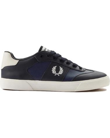 Man sports shoes FRED PERRY ZAPATILLAS CLAY PERF LEATHER  608 NAVY