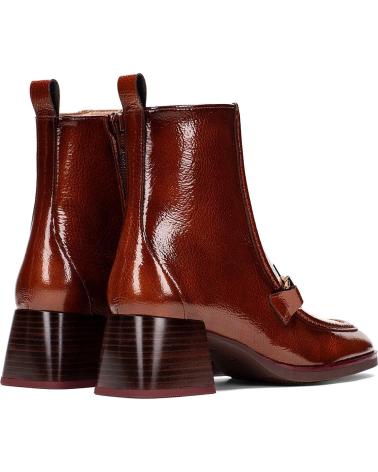 Botines HISPANITAS  de Mujer BOTIN ESTILO MOCASIN CREMALLERA  C001 CUERO