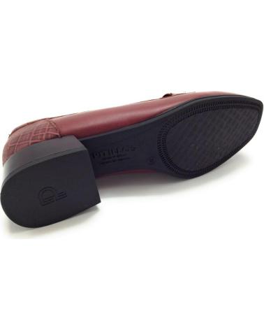 Zapatos PITILLOS  de Mujer 5421 BURDEOS MOCASINES TACON  VARIOS COLORES