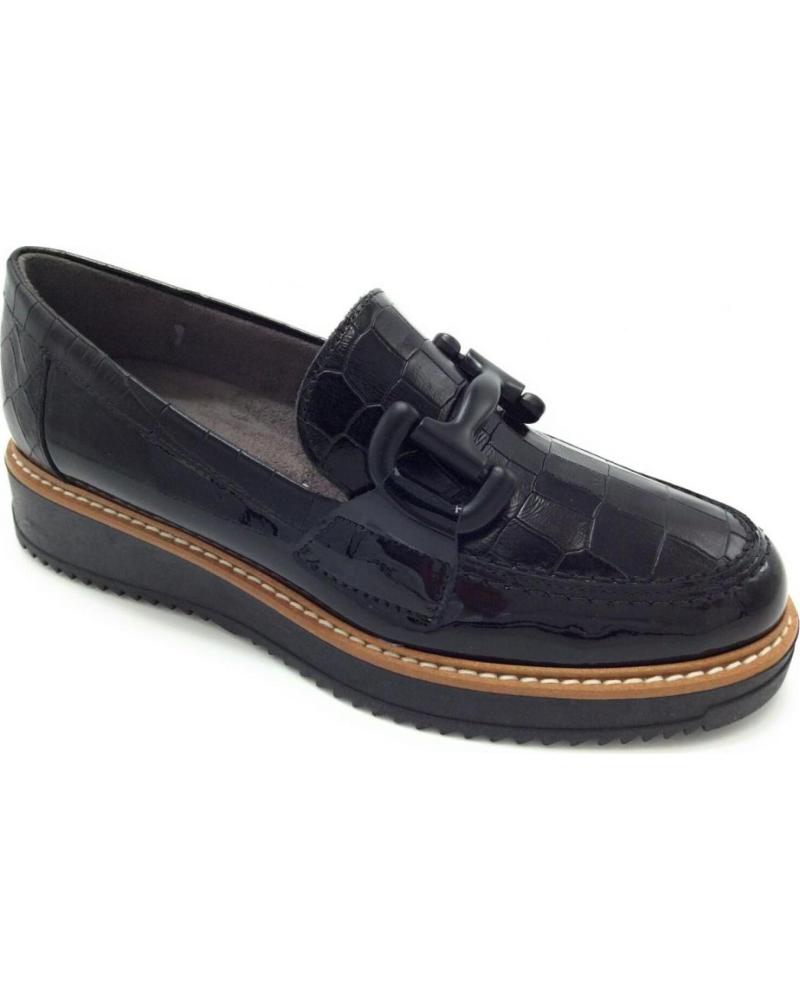 Zapatos PITILLOS  de Mujer 5390 NEGRO COMBINADO MOCASIN  VARIOS COLORES
