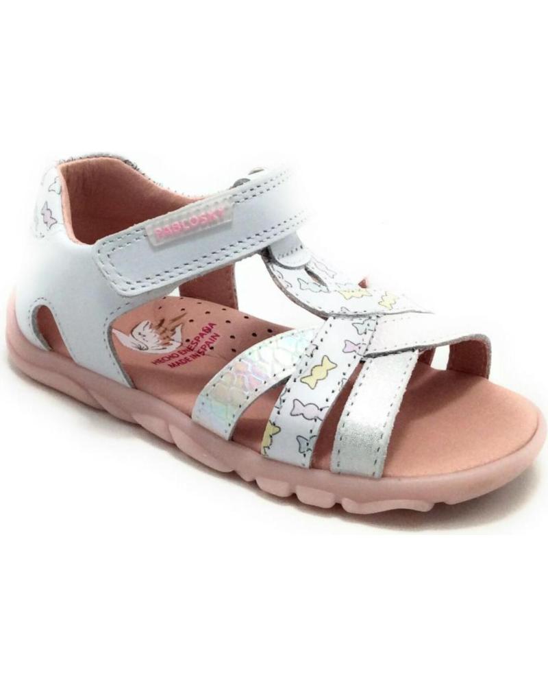 Sandalen PABLOSKY  für Mädchen 025300 SANDA BLANCO  VARIOS COLORES