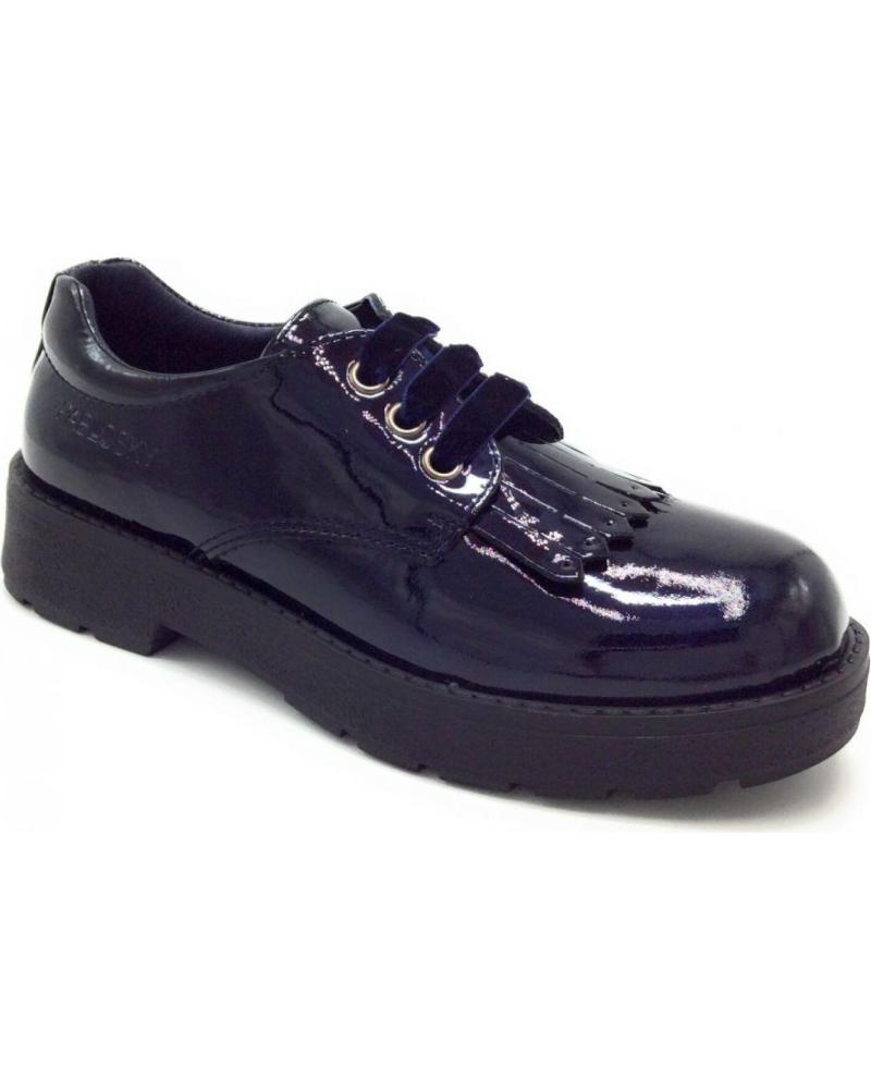 Scarpe PABLOSKY  per Bambina 345929 ZAPATO CORDONES CHAROL AZUL MARINO  VARIOS COLORES