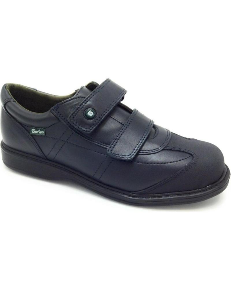 Sapatos GORILA  de Menino 31403 COLEGIAL VELCRO  AZUL
