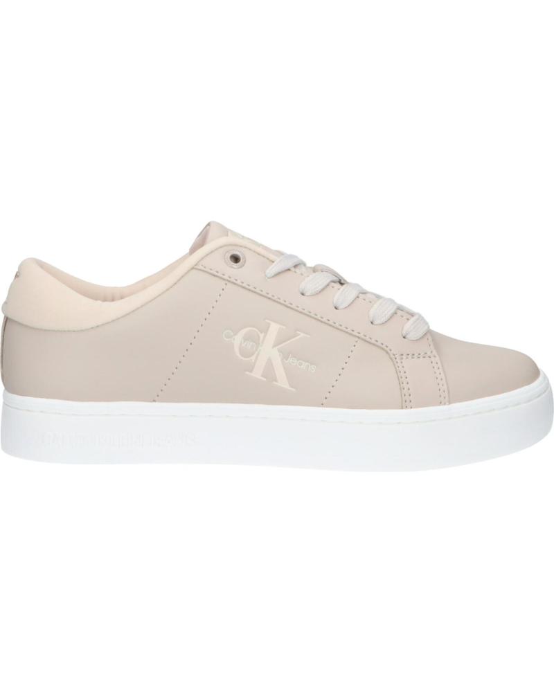 Zapatillas deporte CALVIN KLEIN  pour Femme YW0YW01444 CLASSIC CUPSOLE  0F7 EGGSHELL-WHISPER PINK