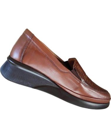 Zapatos ERASE  de Mujer MOCASIN DE PIEL COMODIDAD CONFORT Y ESTILO EN CADA PASO  MARRóN