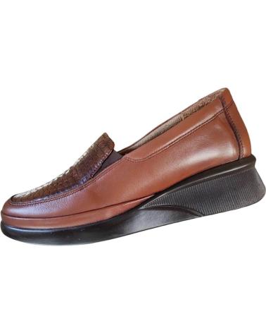 Zapatos ERASE  de Mujer MOCASIN DE PIEL COMODIDAD CONFORT Y ESTILO EN CADA PASO  MARRóN