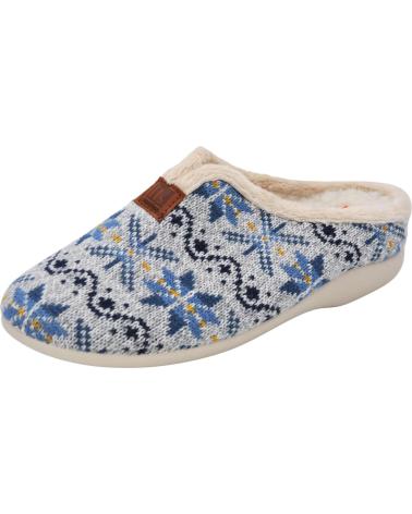 Calzado de casa NORTEÑAS  de Mujer NORTENAS - ZAPATILLAS DE HOGAR CON TALON ABIERTO PLANTILLA  JEANS